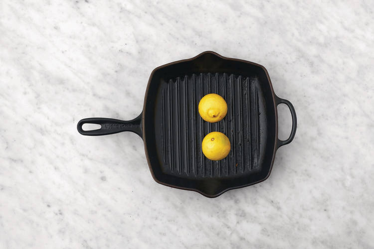 Barbeque the lemon
