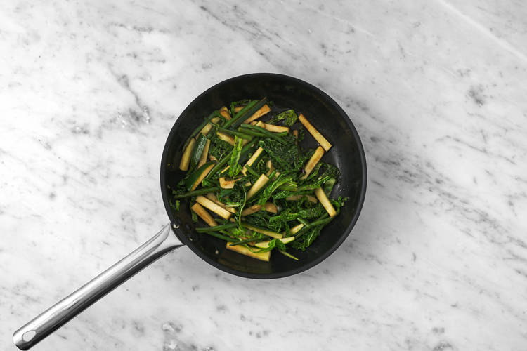 Cook the veg