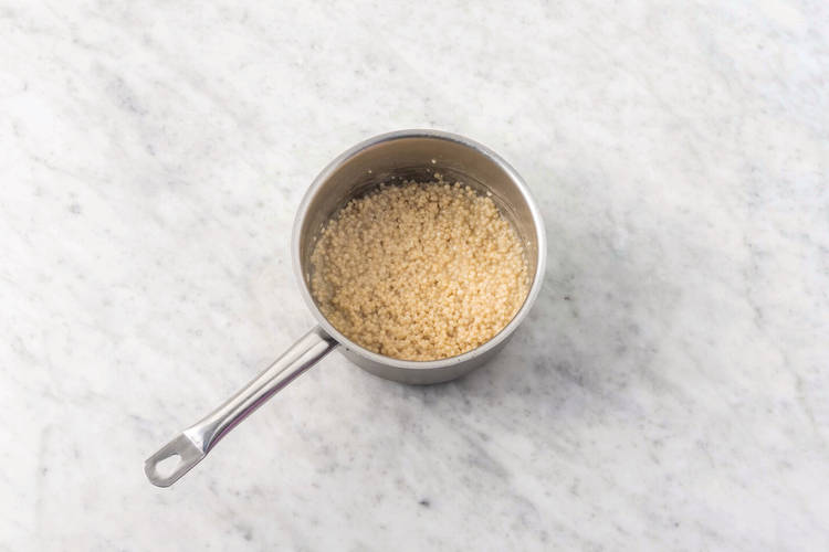 Cook the couscous