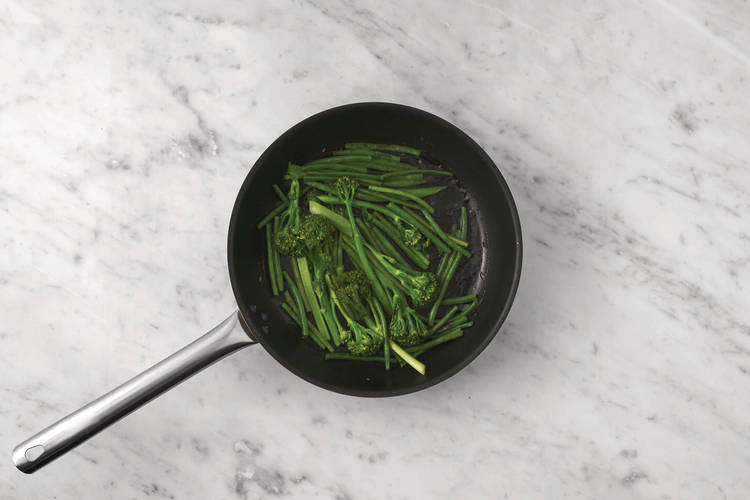 Cook the veggies