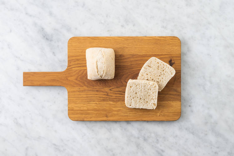 Toast the garlic ciabatta