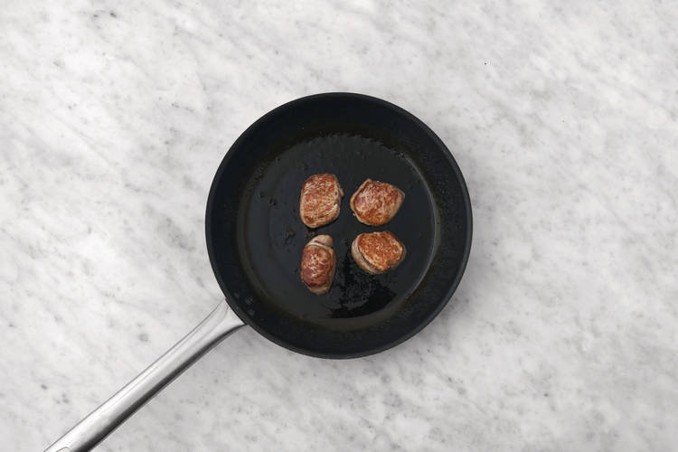 Cook the pork 