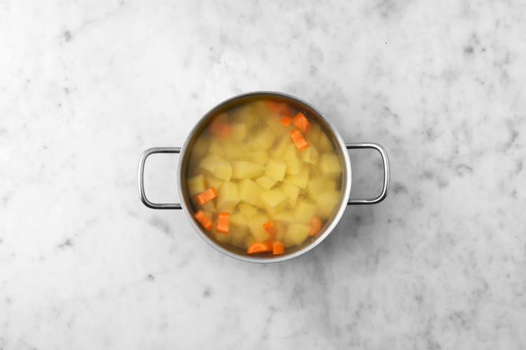 Make the veggie mash