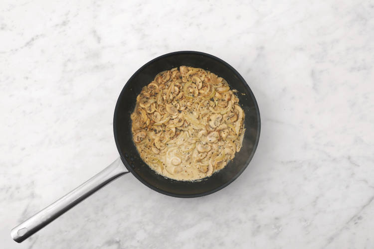 Finish the casserole