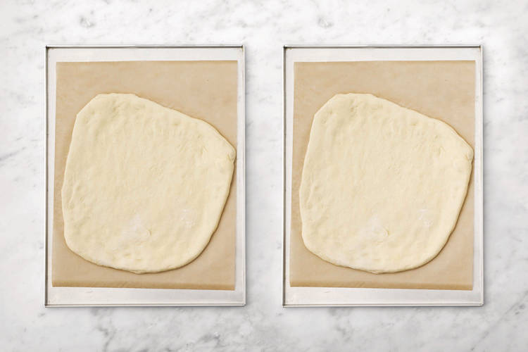 Prep the pizza bases