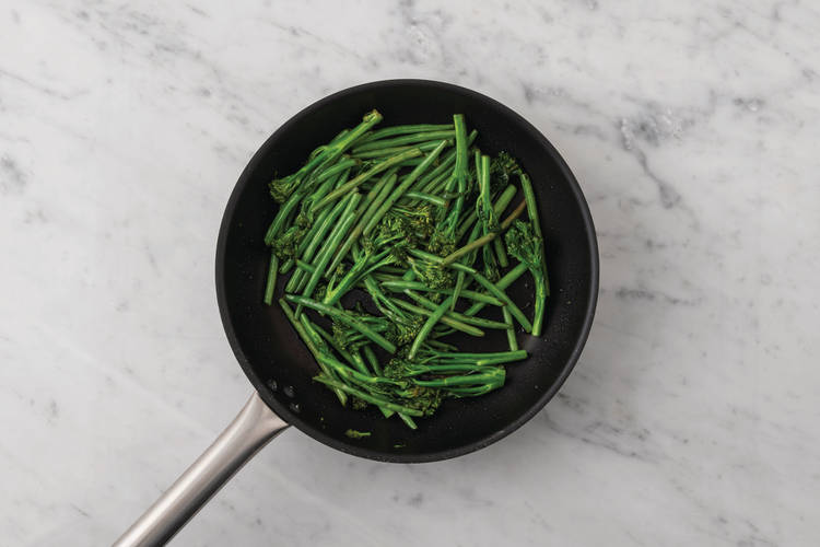 Cook the veggies
