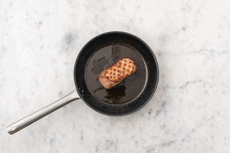 Sear the lamb