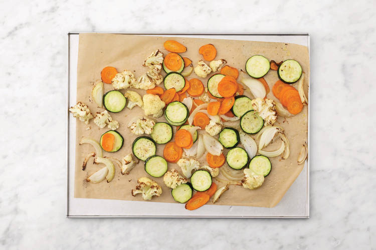 Roast the veggies