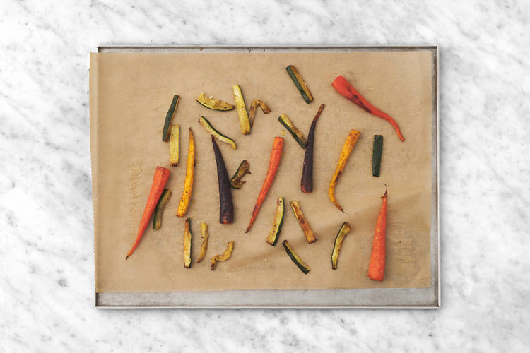 Roast the veggies