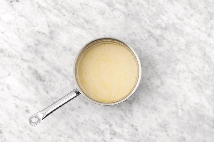 Make the cheese sauce