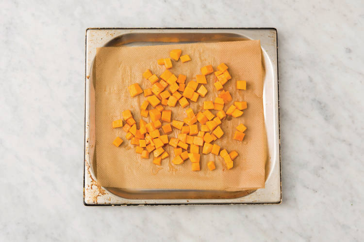 Roast the sweet potato