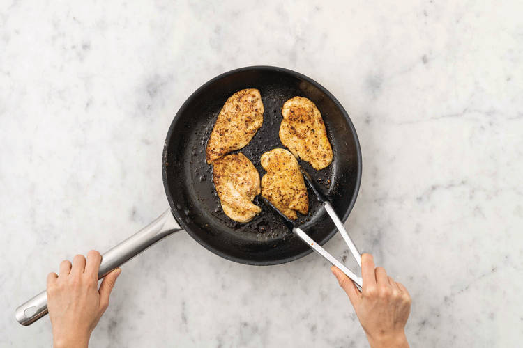 Cook the chicken