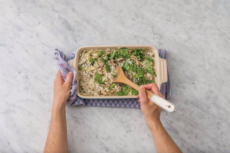 Finish the risotto