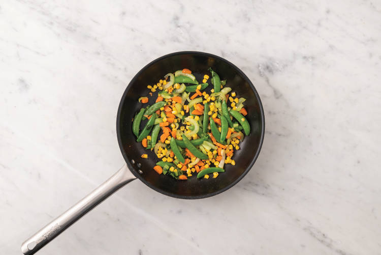 Cook veggies