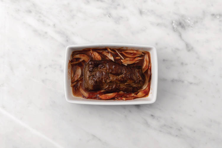 Roast the beef brisket