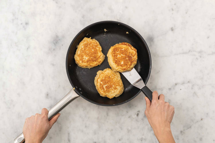 Cook the pancakes