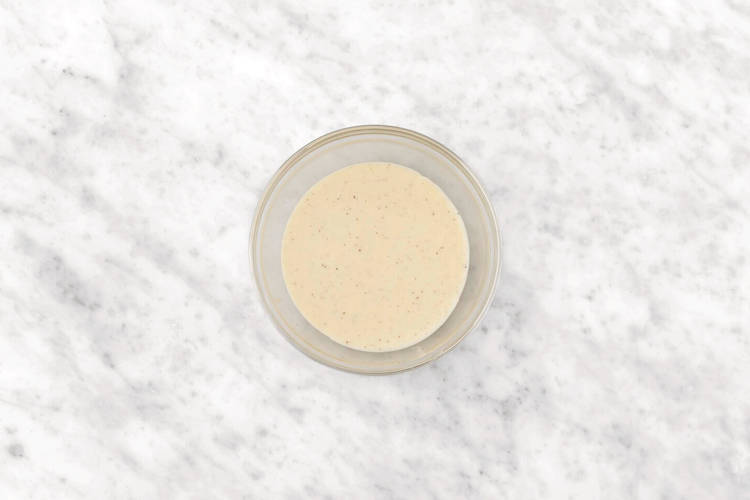 Make the pancake batter