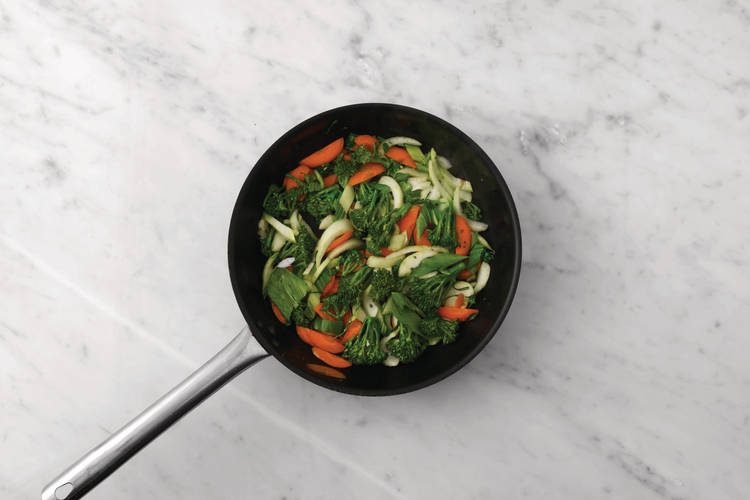 Cook veggies