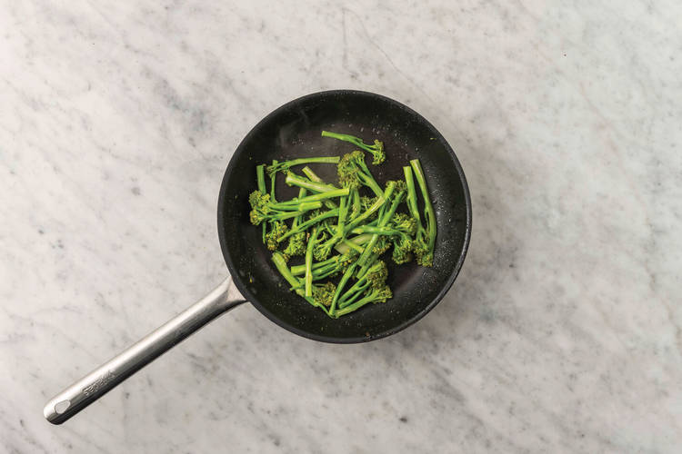 Cook the greens