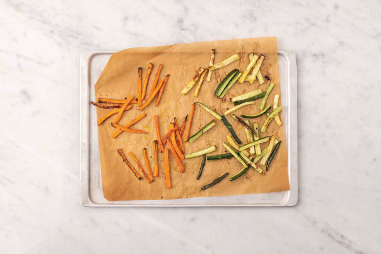 Bake the fries