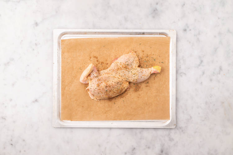 Start the chicken