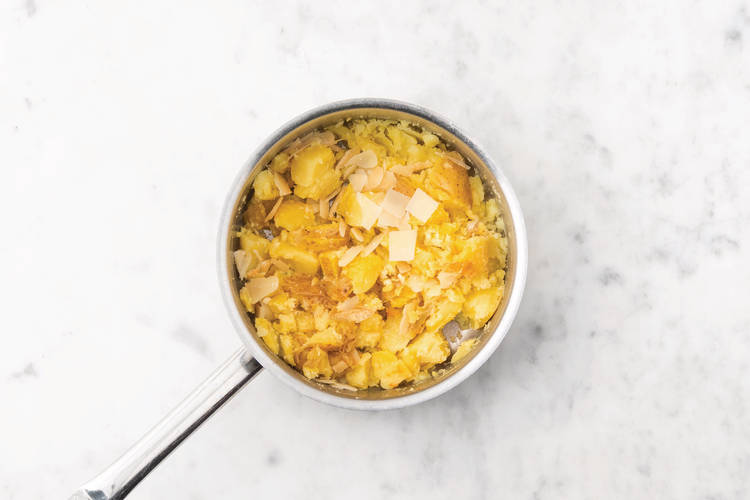 Make the crushed potatoes