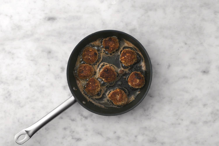 Cook the rissoles