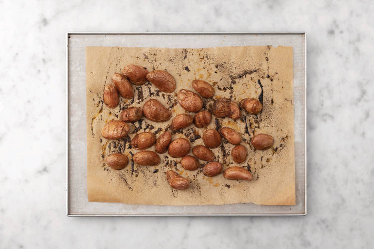 Roast the chat potato