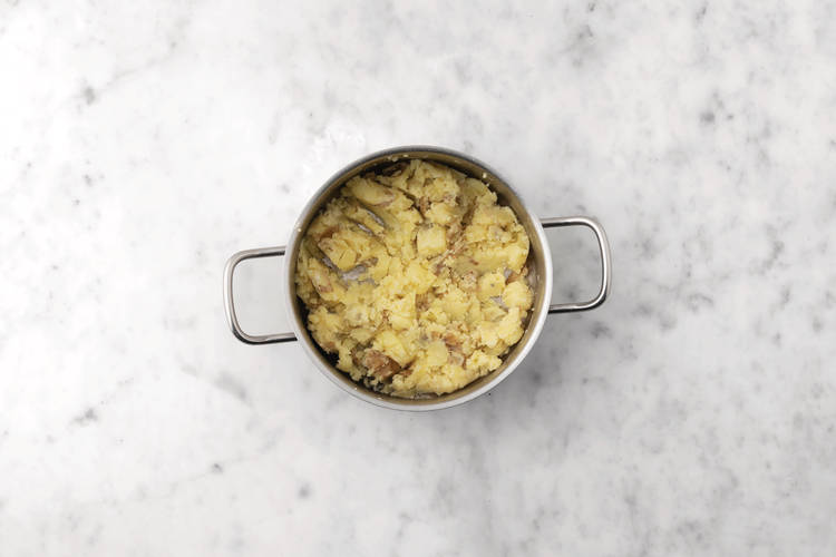Make the crushed potatoes