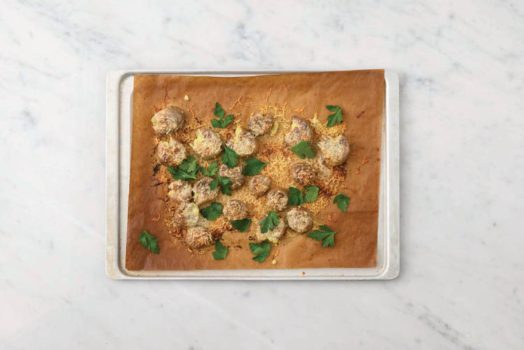 Finish the potatoes