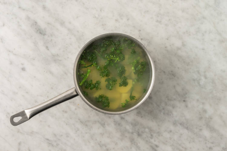 Cook the veggies 