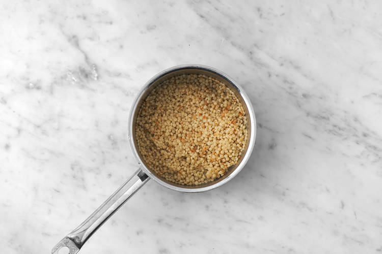 Cook the couscous