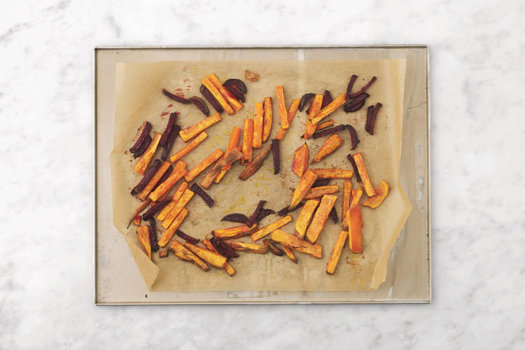 Bake the fries