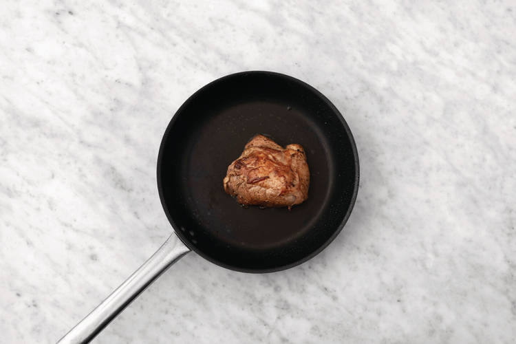 Get prepped & sear the lamb