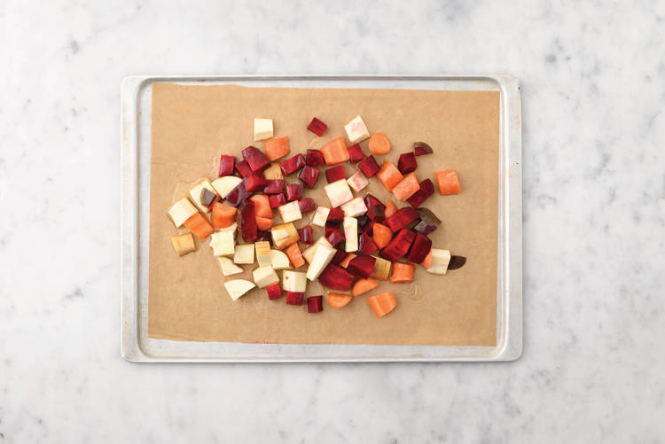 Roast the veggies