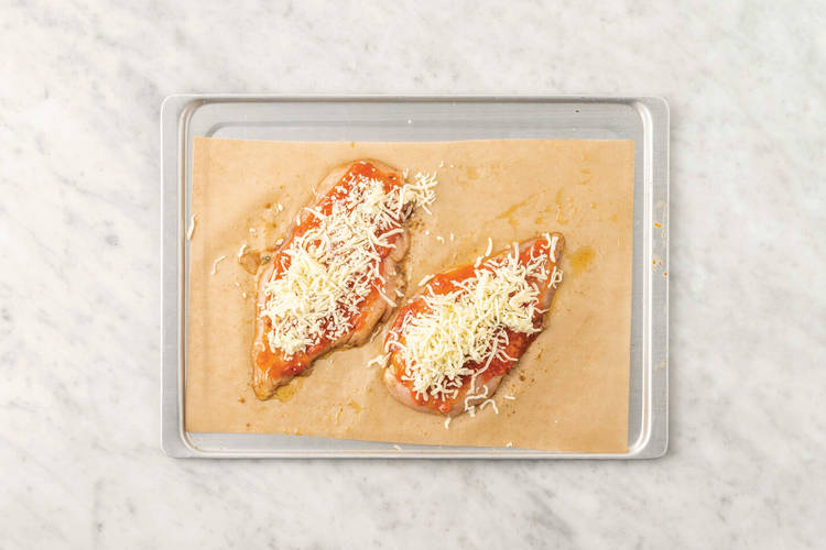 Bake the chicken
