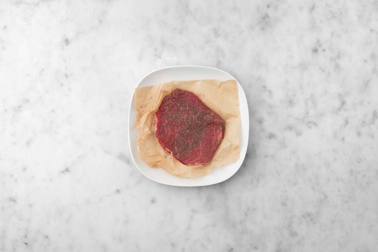 Prep the steak