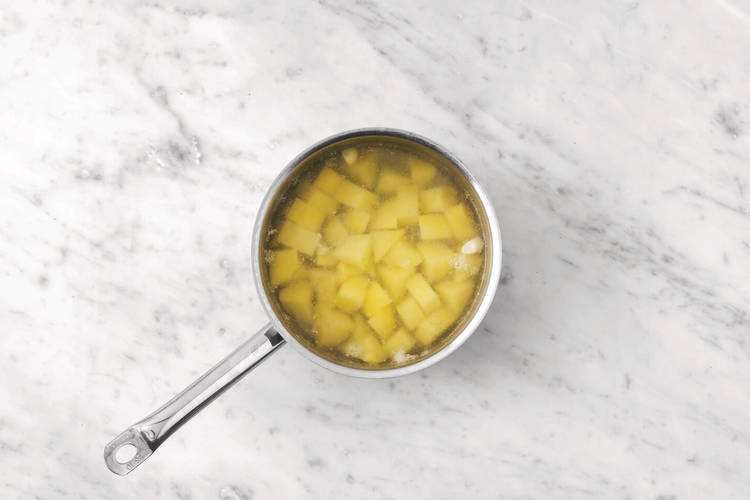 Make the garlic mash