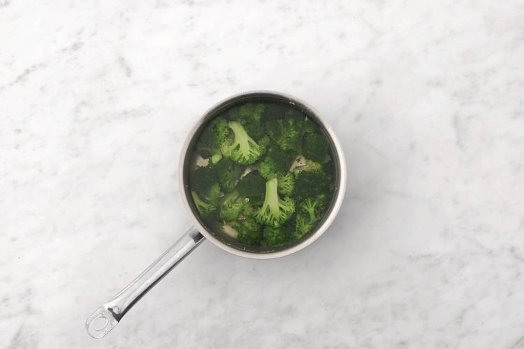 Boil the broccoli
