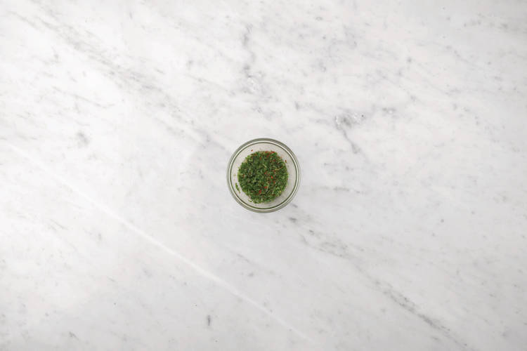 Make the salsa verde