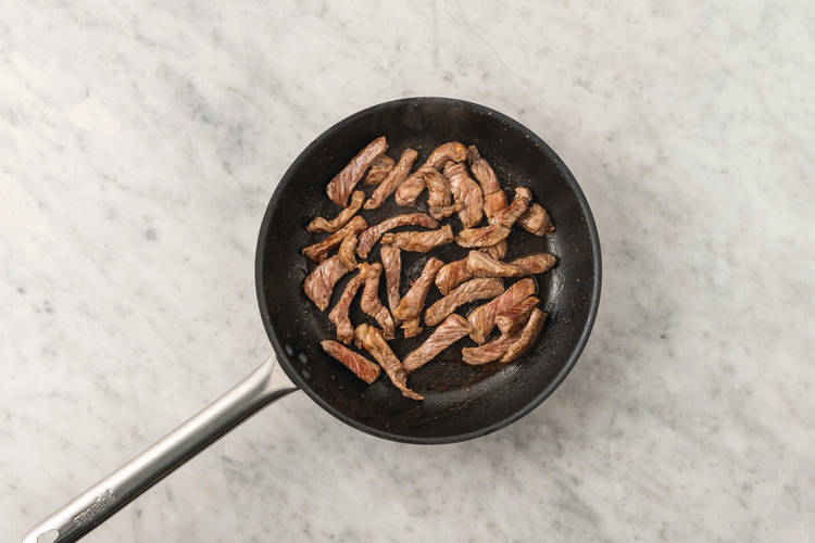 Get prepped & cook beef