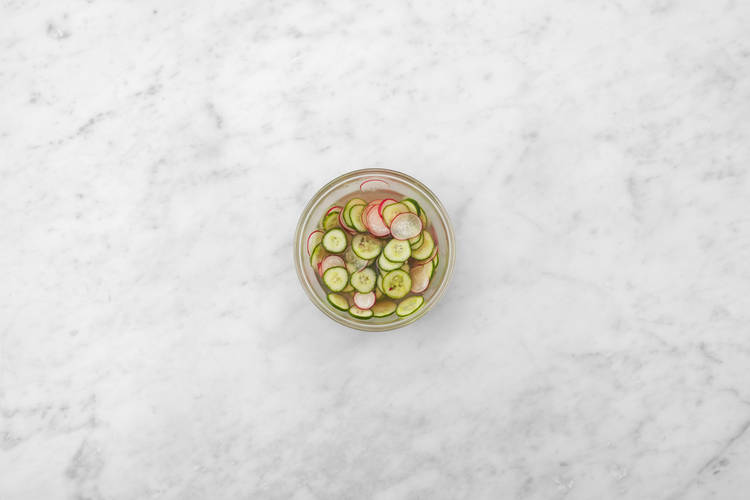 Pickle the veggies