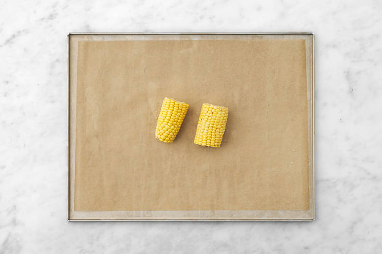 Roast the corn