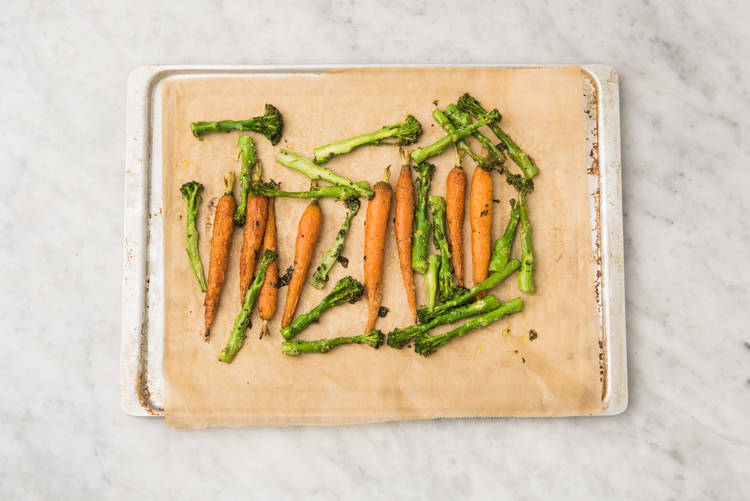 Roast the veggies