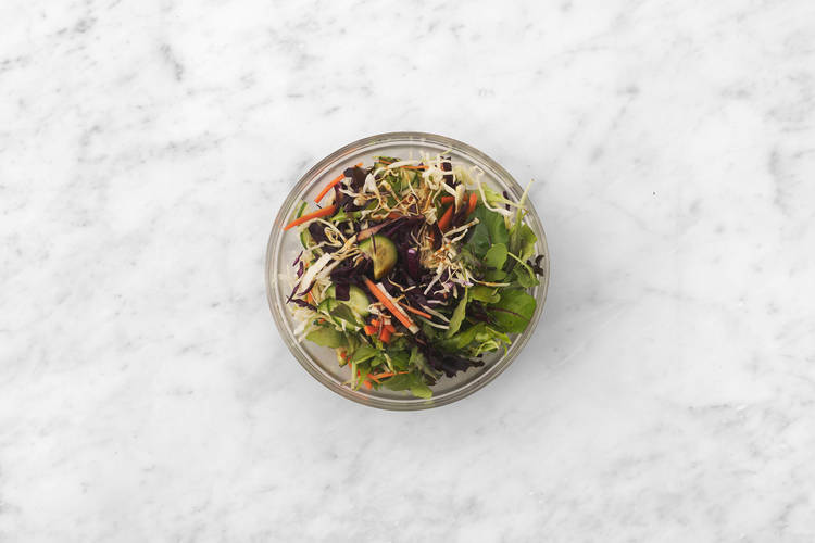 Assemble the slaw