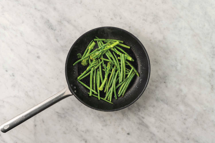 Cook the veggies