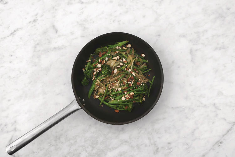 Cook the greens