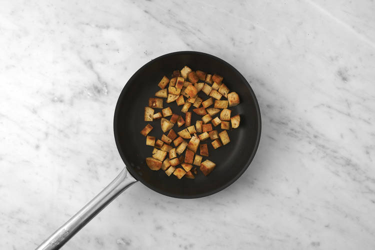 Make the croutons
