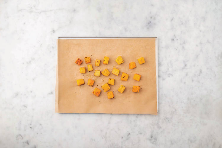Bake the pumpkin