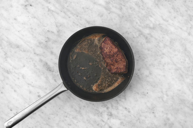 Sear the beef